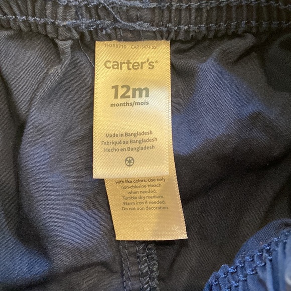 Carter’s Baby Boy Blue Plaid Outfit, Sz 12 Months NWT - Picture 6 of 7